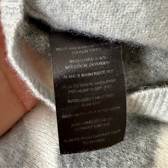 Brodie Fine 100% Cashmere Mongolia Mongolian Camo Sweater Sz S