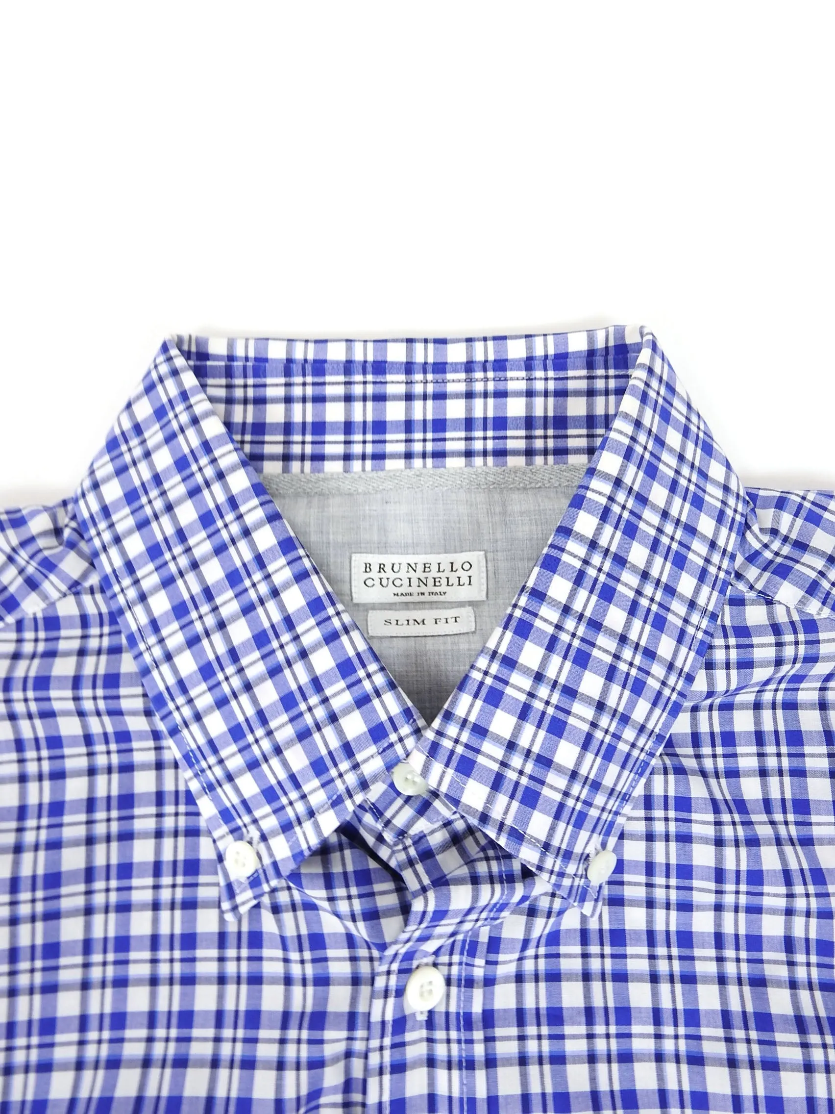 Brunello Cucinelli Check Shirt Size XXL