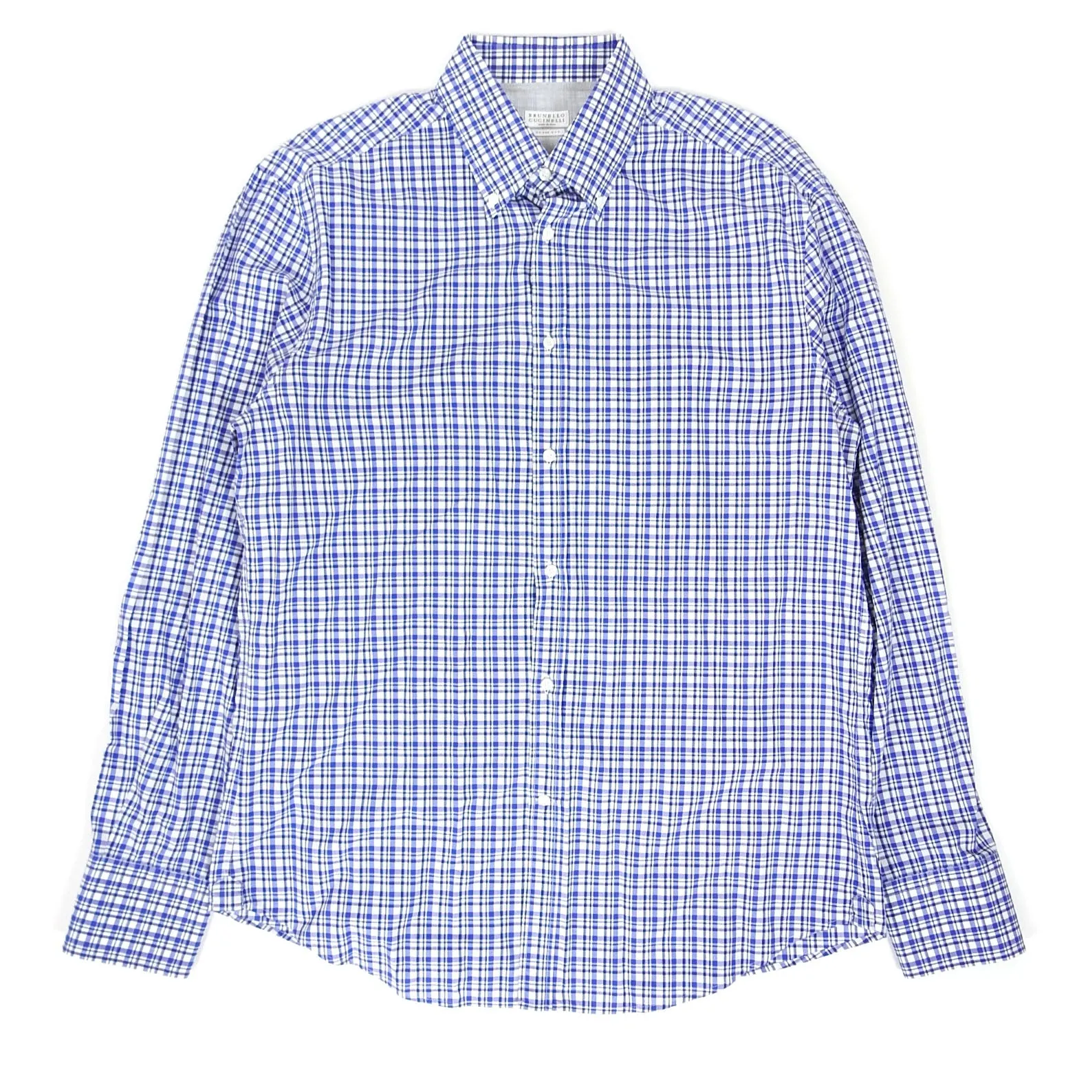 Brunello Cucinelli Check Shirt Size XXL
