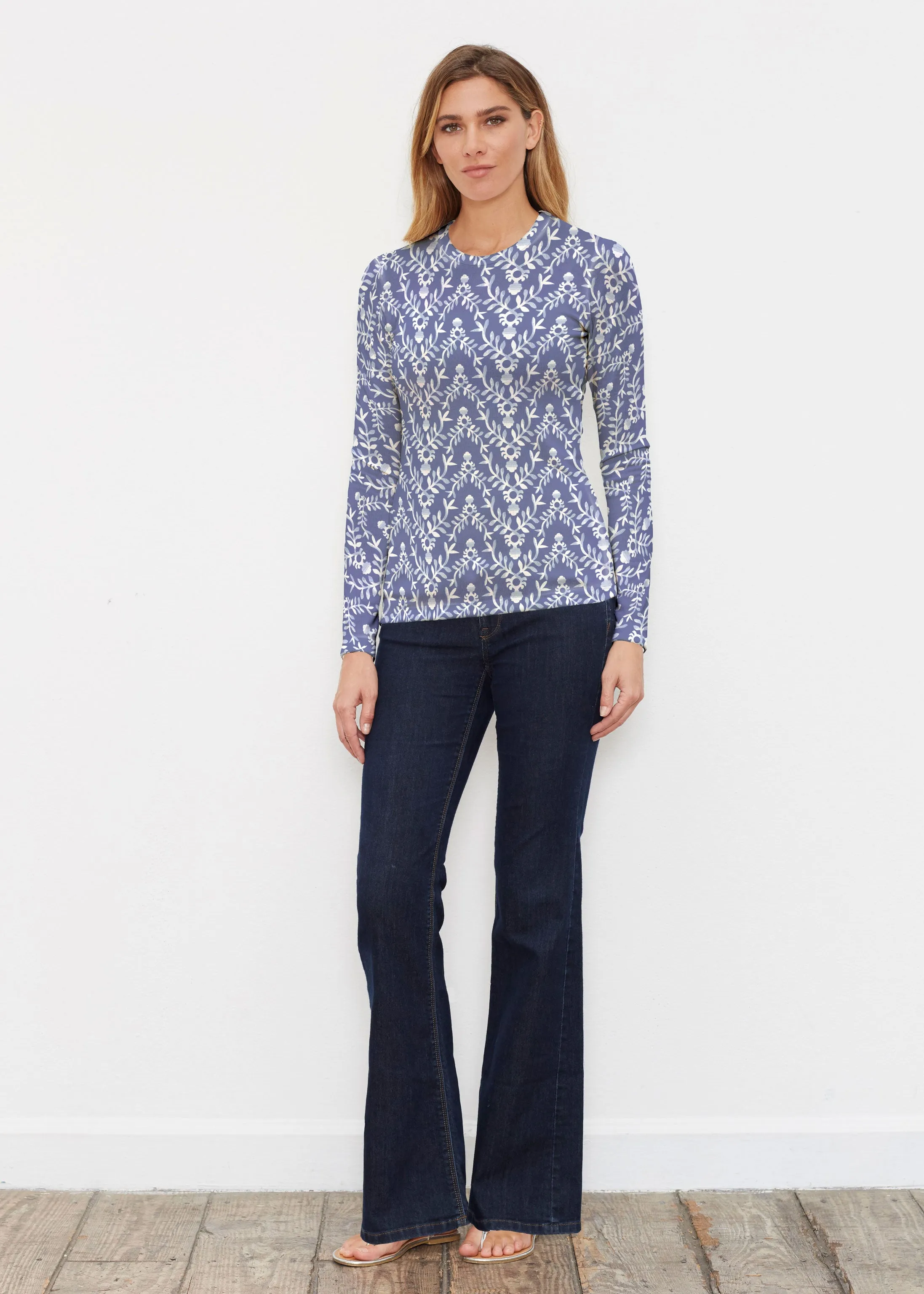 Budding Antlers (8030) ~ Butterknit Long Sleeve Crew Top