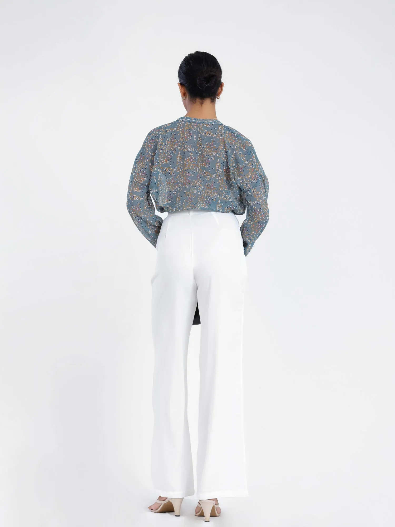 Button Down Long Sleeve Top