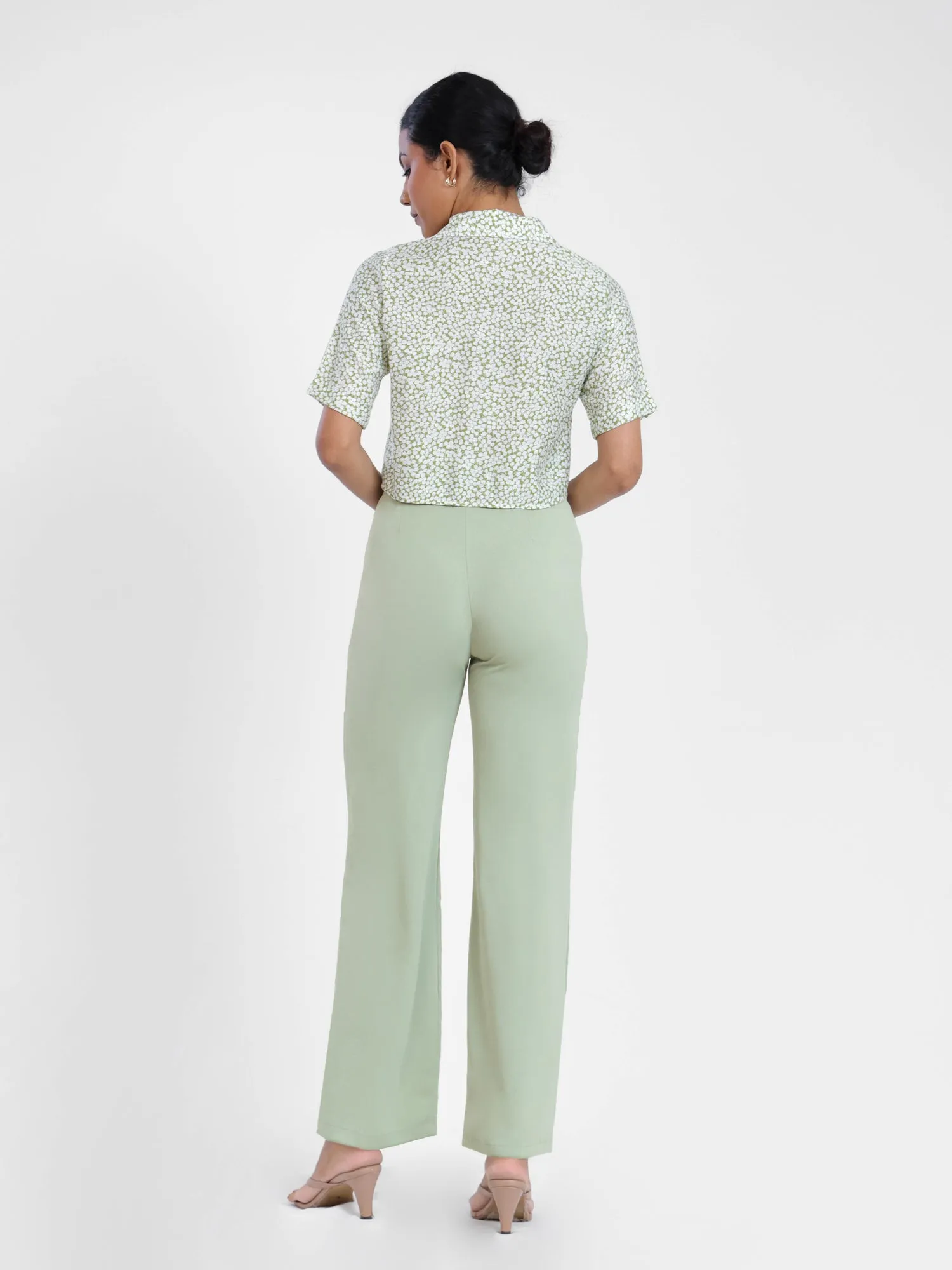 Button Down Short Sleeve Top