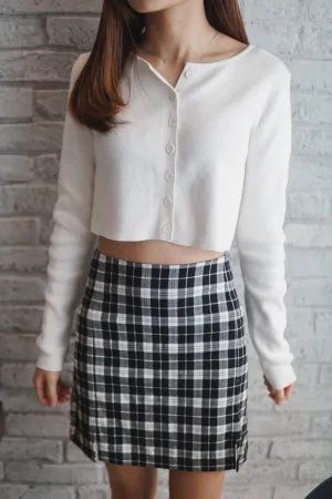 Button Up Knit Top