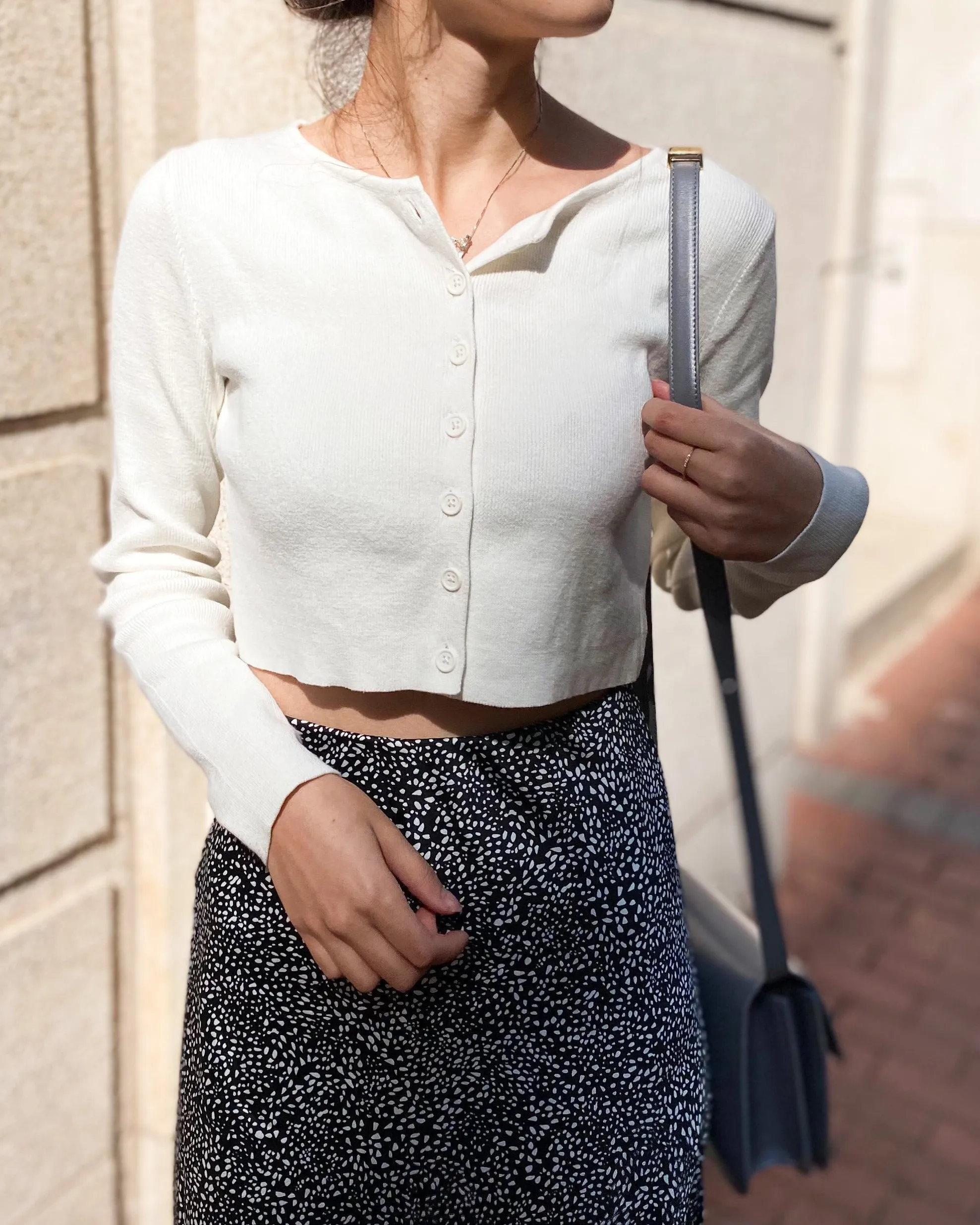 Button Up Knit Top