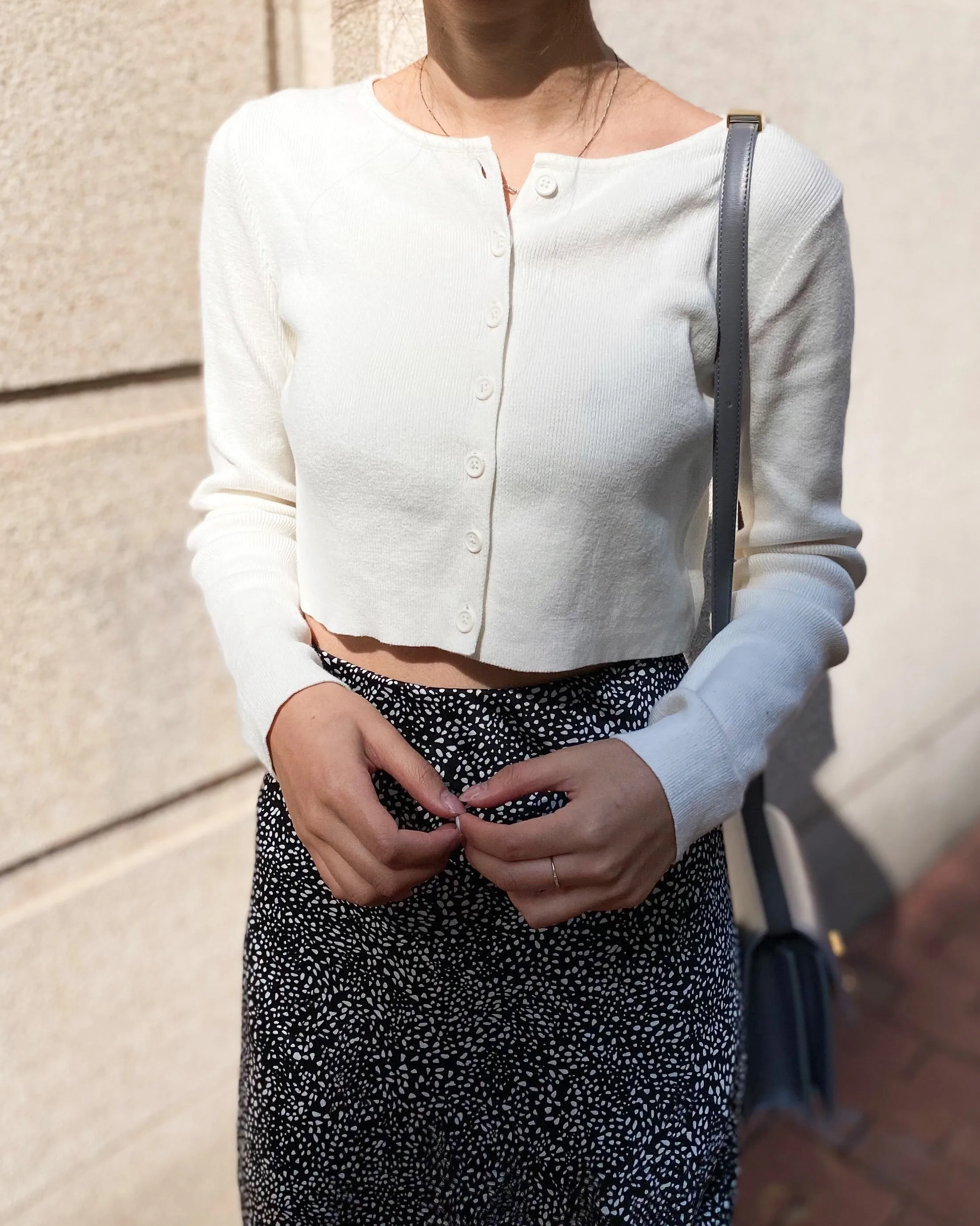 Button Up Knit Top