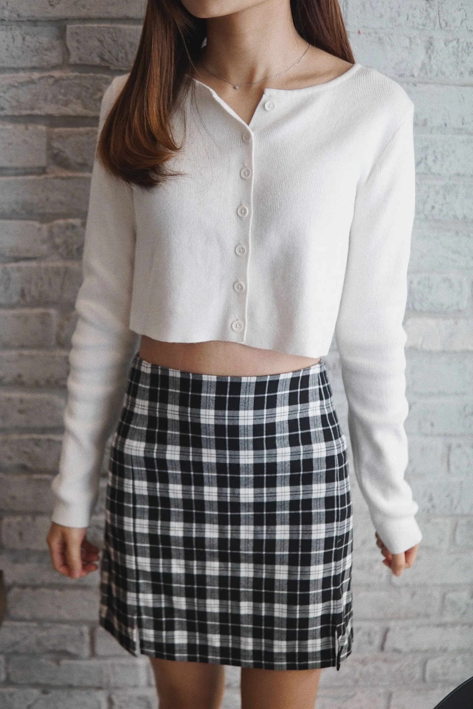 Button Up Knit Top