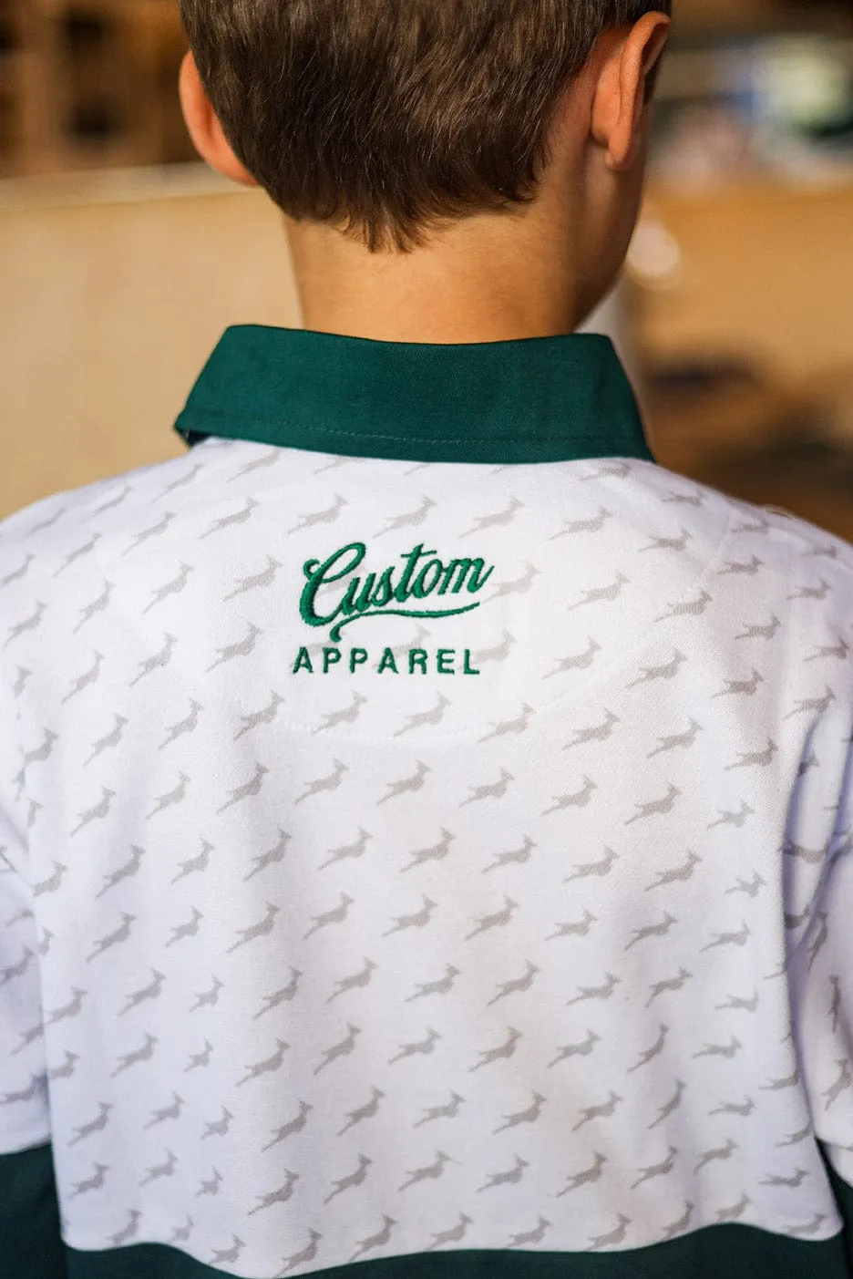 CA JNR Supporters Cotton Golfer L/Sleeve | White Ubunye