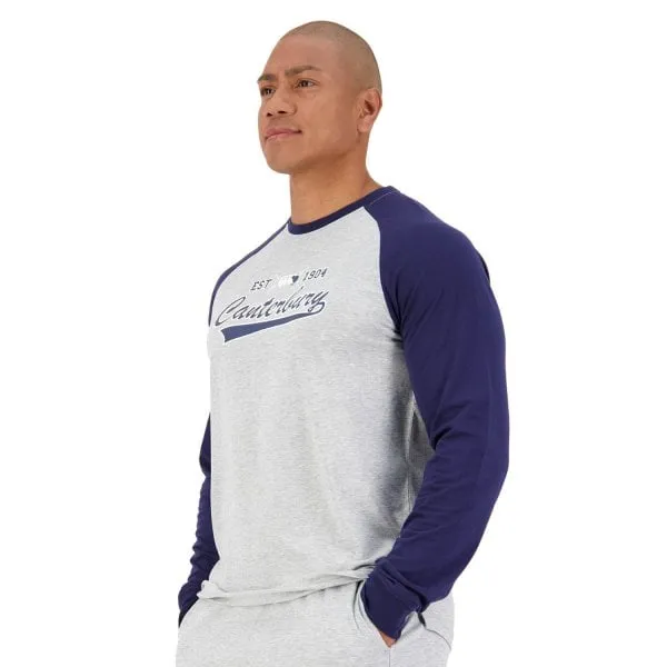 Canterbury Men's VAPODRI Cotton Long Sleeve Tee - Classic Marle