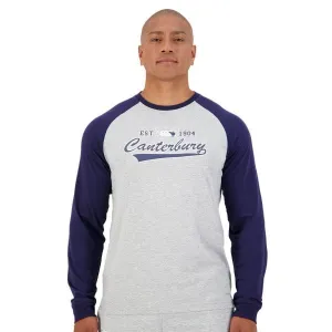Canterbury Men's VAPODRI Cotton Long Sleeve Tee - Classic Marle