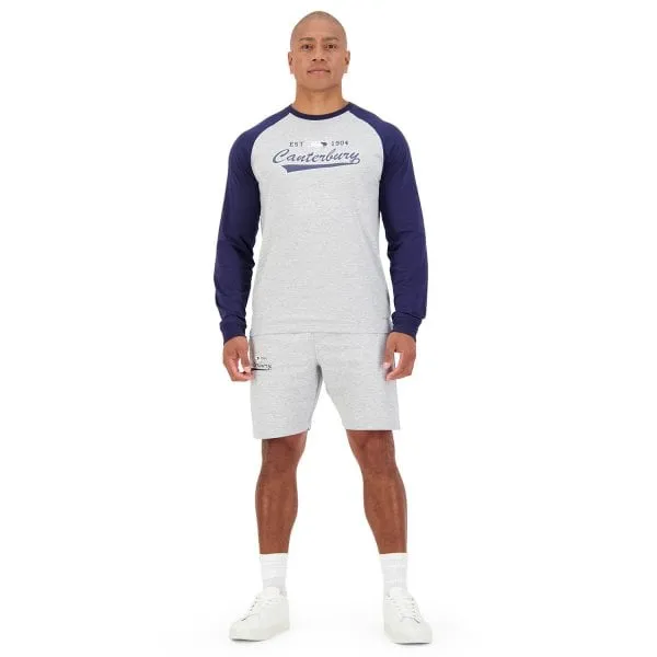 Canterbury Men's VAPODRI Cotton Long Sleeve Tee - Classic Marle