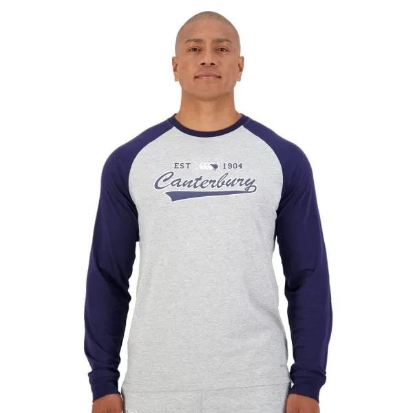 Canterbury Men's VAPODRI Cotton Long Sleeve Tee - Classic Marle