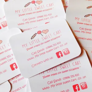 Card for promo 8.5cm x 5.5cm