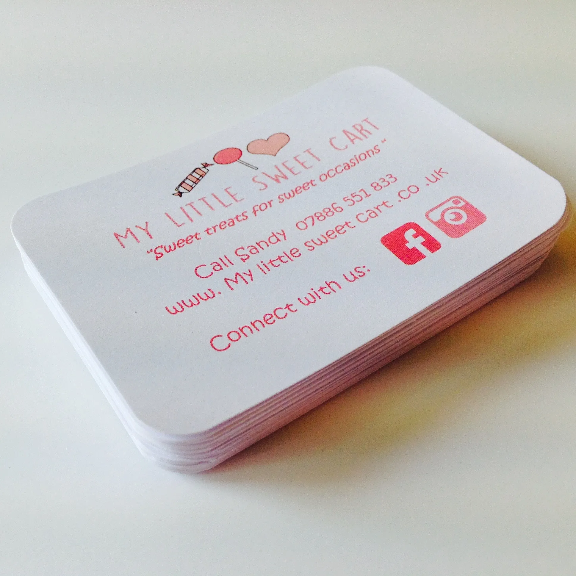 Card for promo 8.5cm x 5.5cm