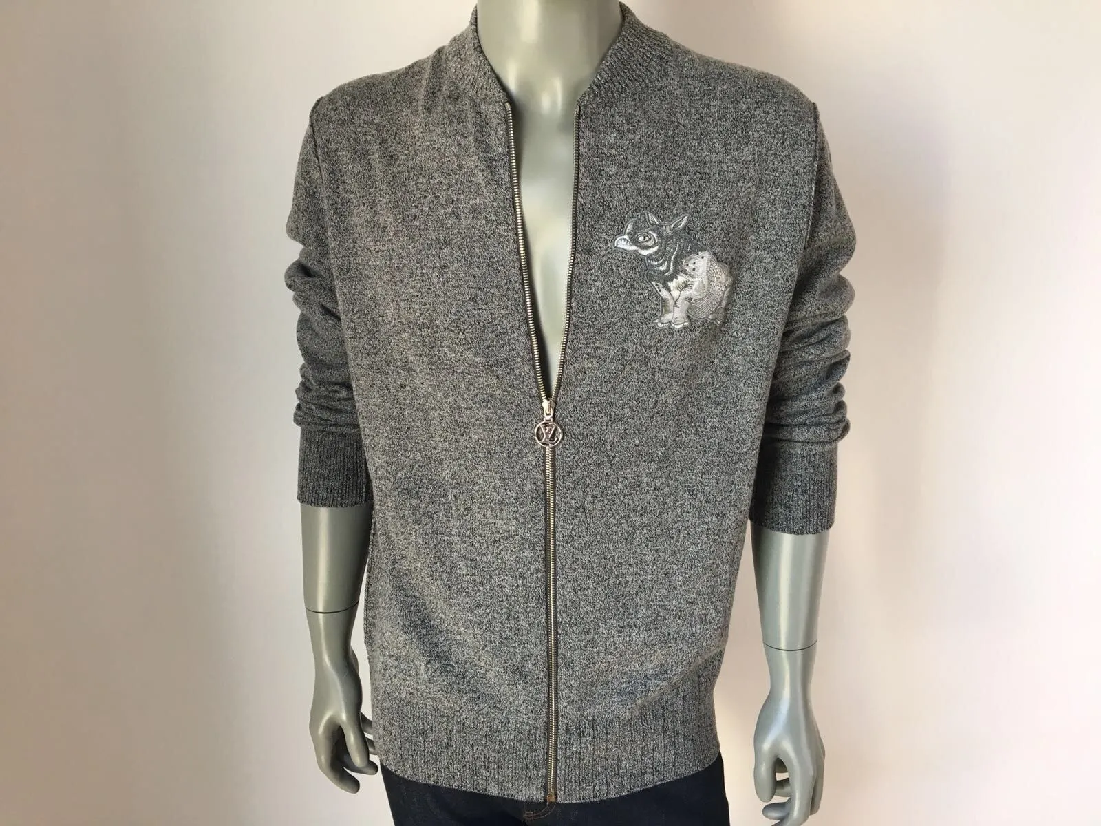 Chapman Rhinoceros Patch Sweater
