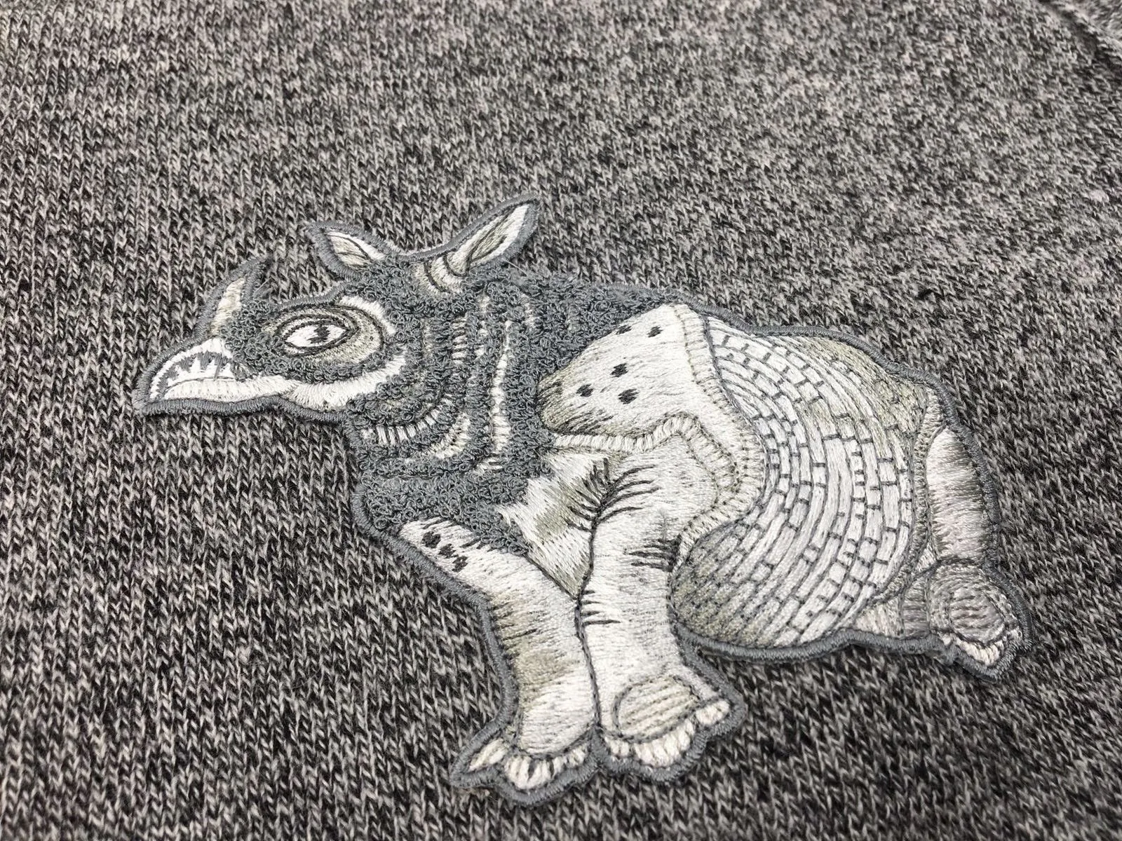 Chapman Rhinoceros Patch Sweater