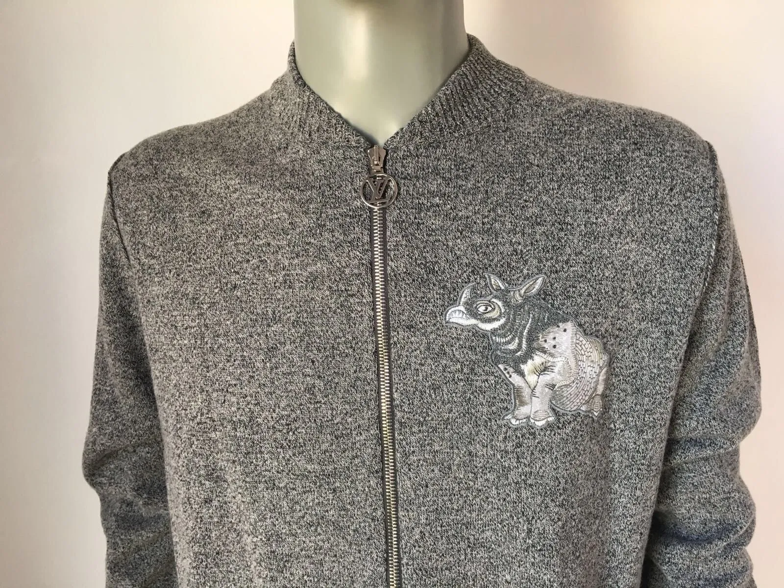 Chapman Rhinoceros Patch Sweater