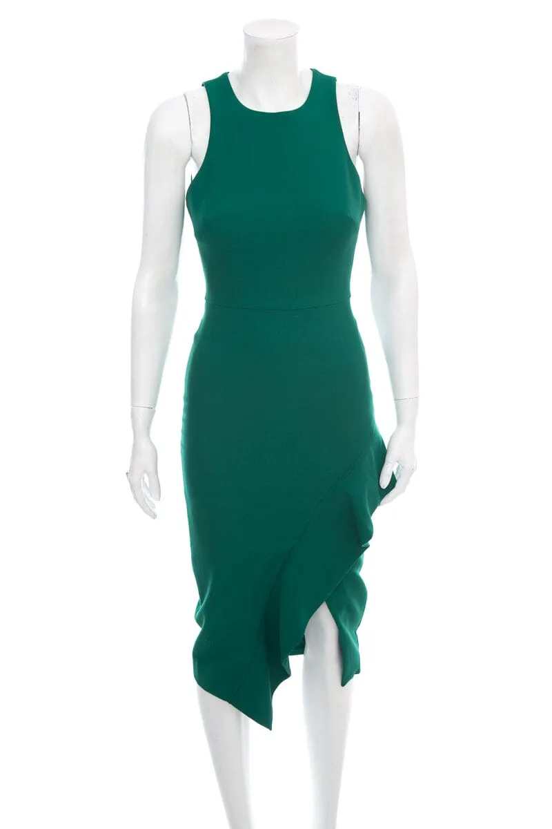 Cinq A Sept Green Sleeveless Dress SZ 0
