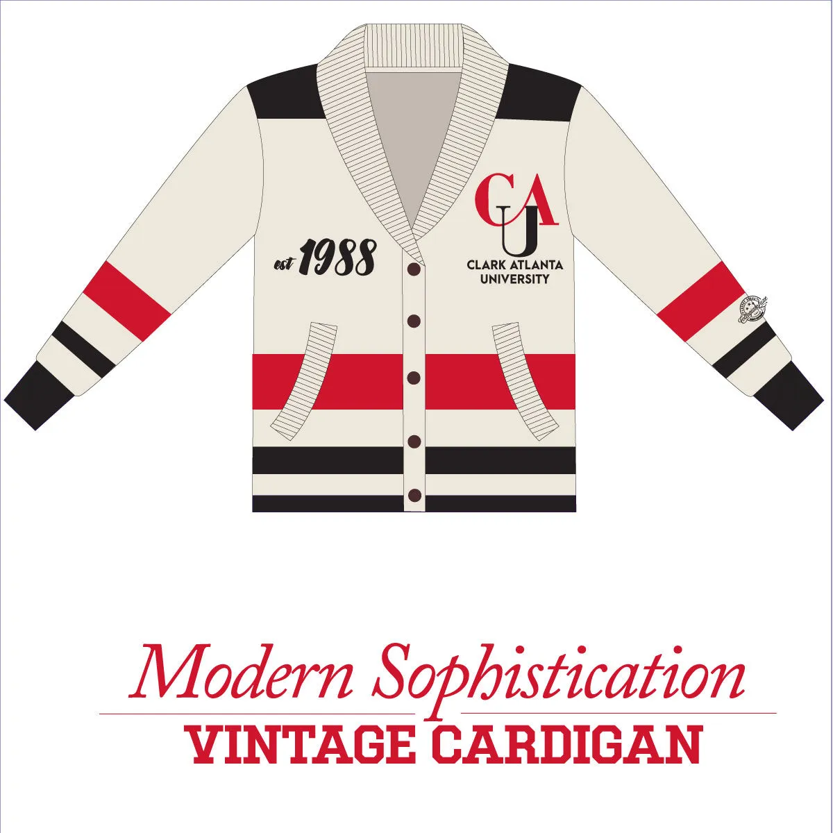 CLARK ATLANTA | Cardigan PEARLED IVORY