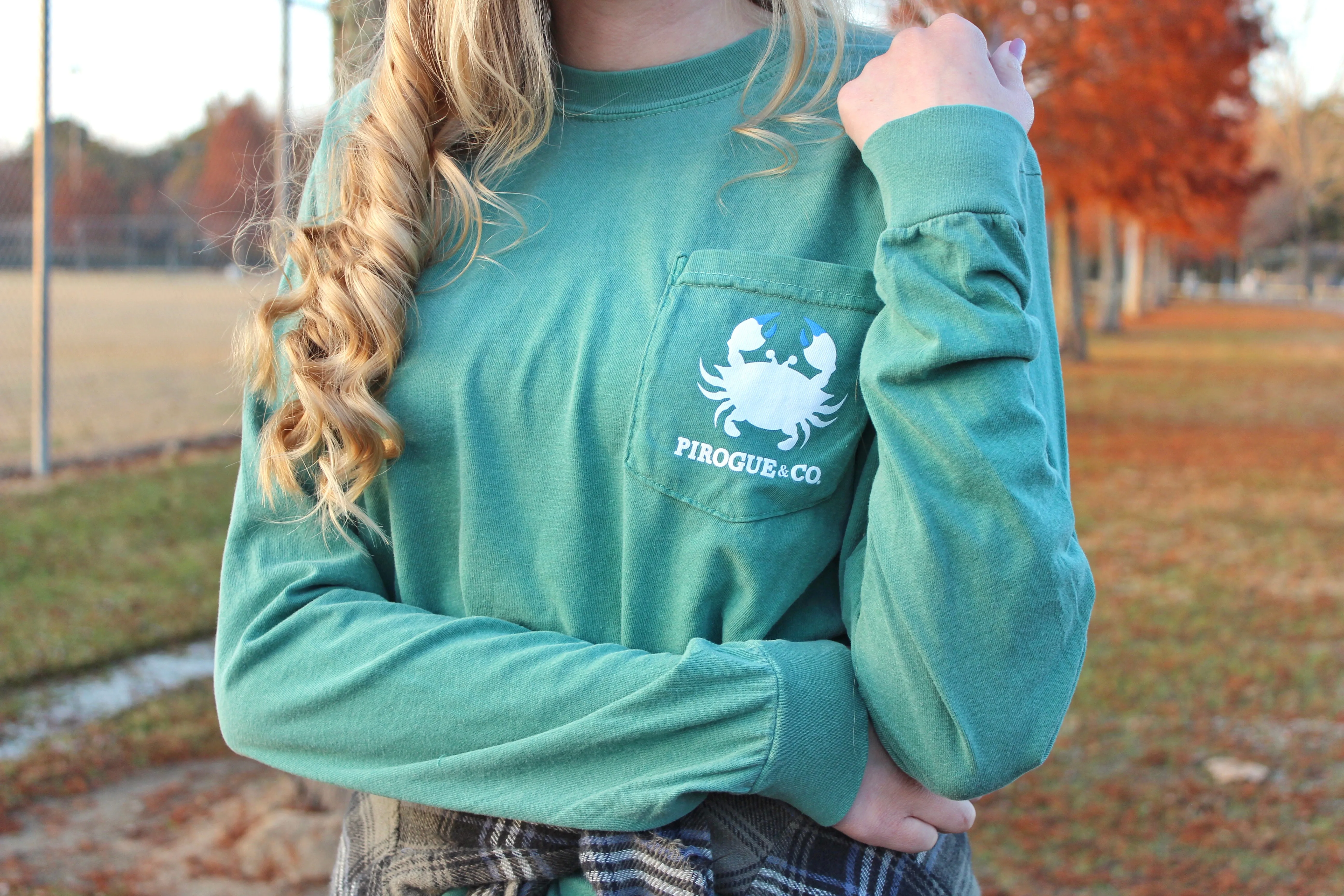 Classic Crab Long Sleeve | Alligator Green