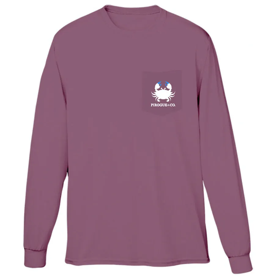 Classic Crab Long Sleeve | Plum Purple