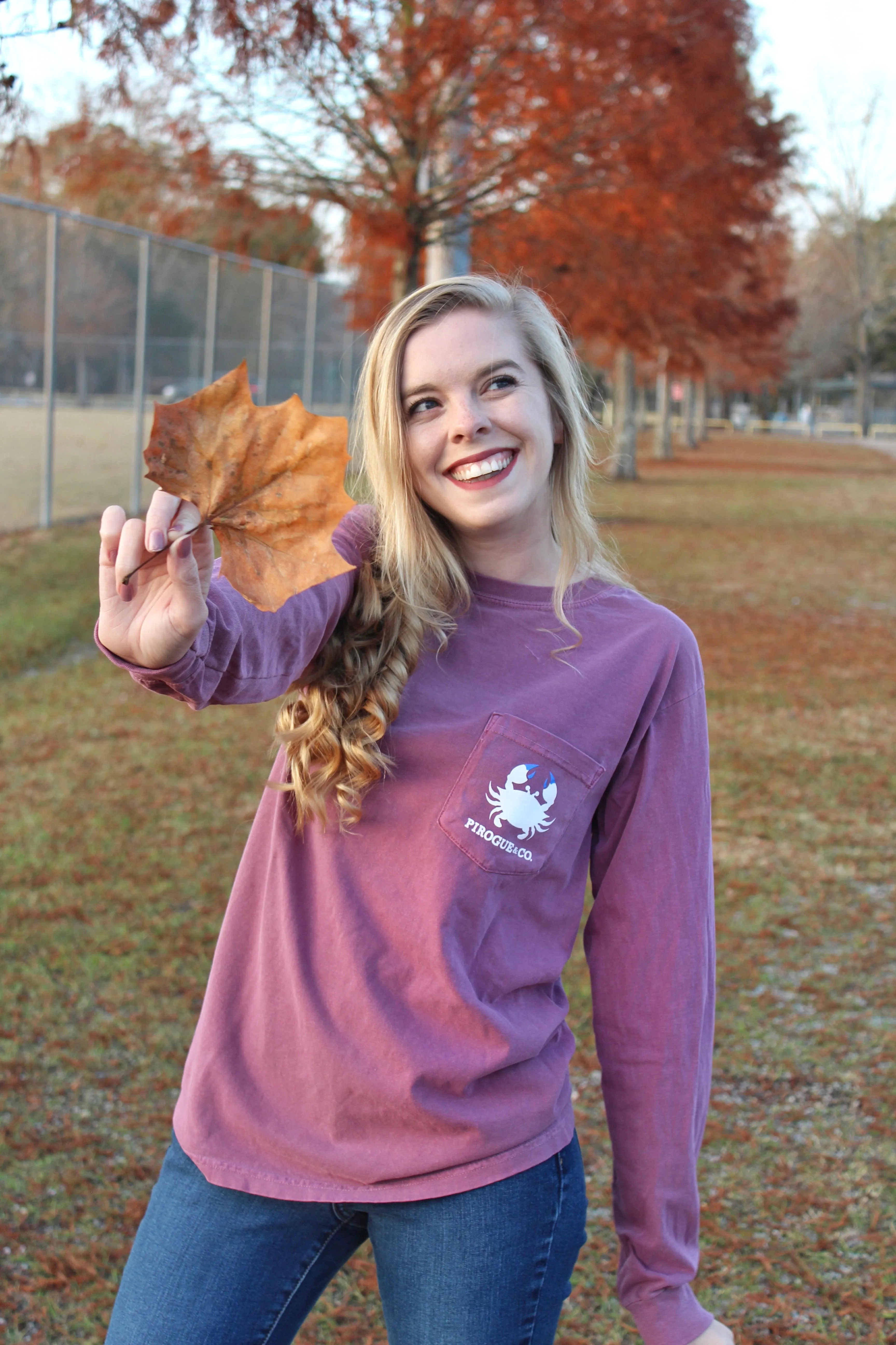 Classic Crab Long Sleeve | Plum Purple