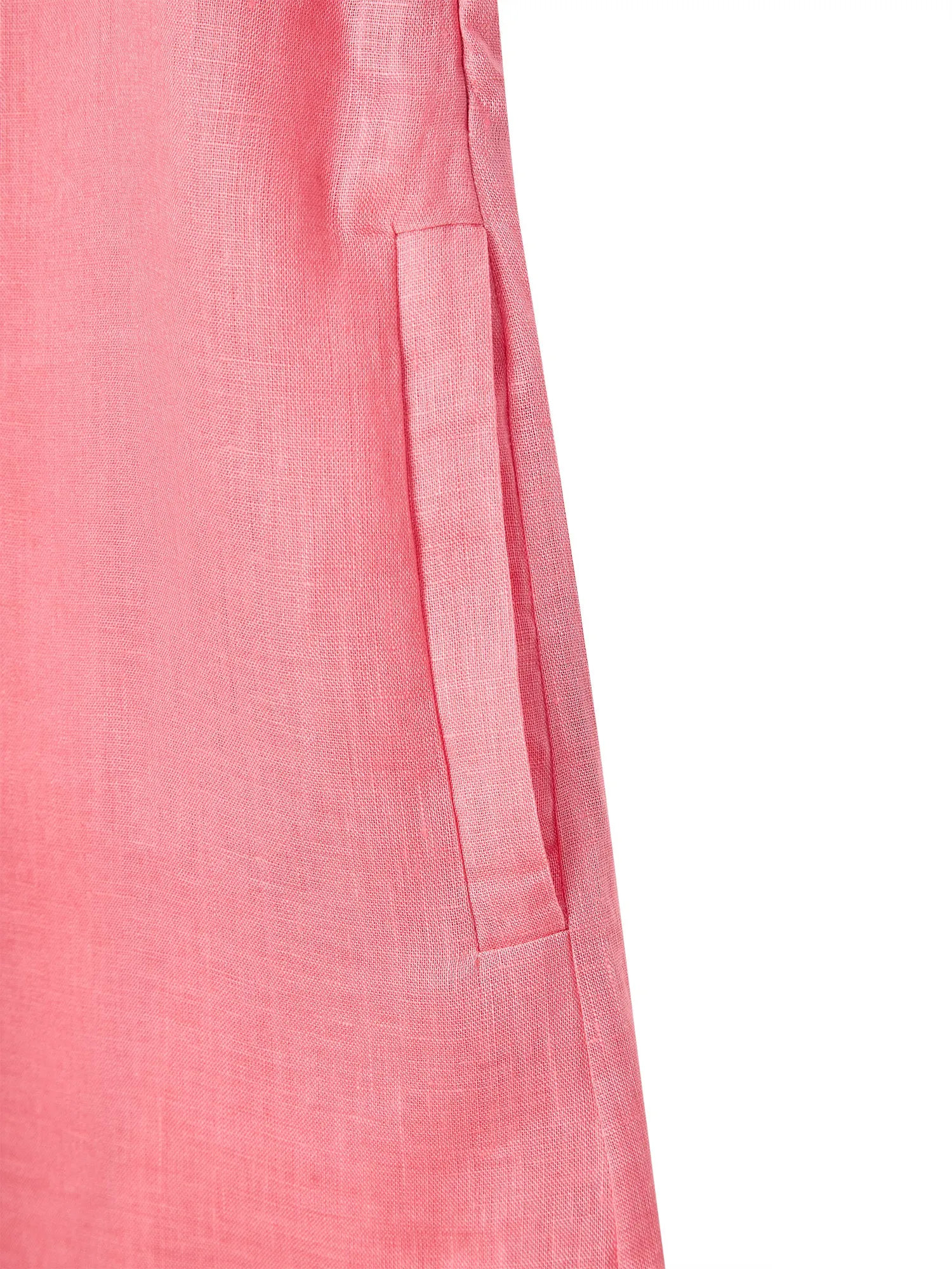 Classic Linen Sleeveless Dress