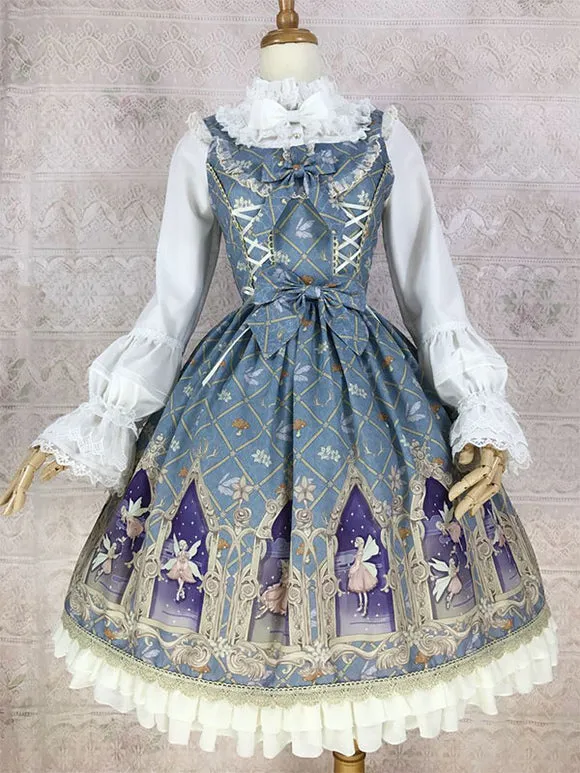 Classical Lolita Dress Polyester Sleeveless Lolita Dresses Classic Black
