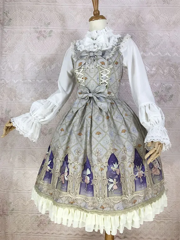 Classical Lolita Dress Polyester Sleeveless Lolita Dresses Classic Black