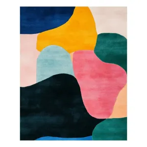 Colorful Chaos Hand Tufted Wool Rug