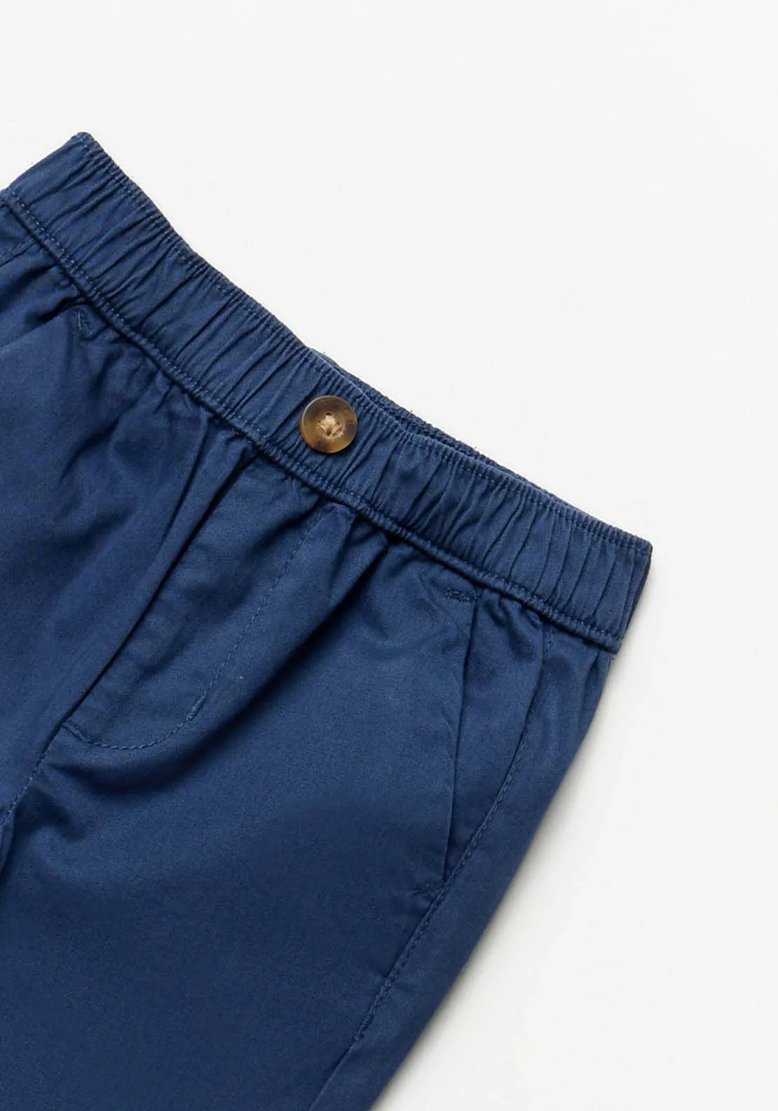 Comfort-fit chino trousers - Navy