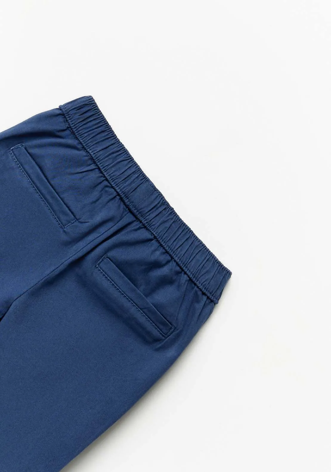 Comfort-fit chino trousers - Navy