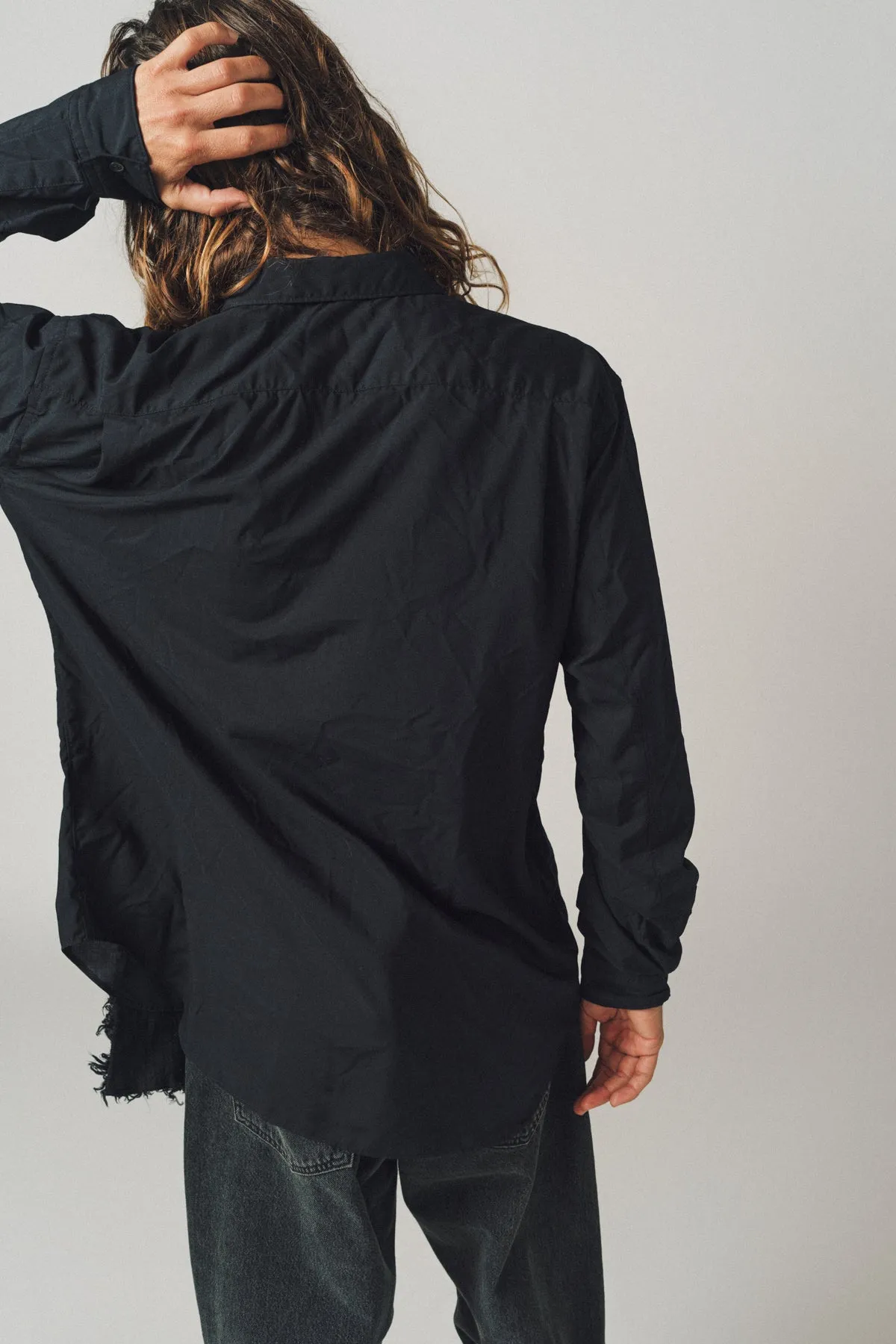 COMME DES GARCONS HOMME PLUS | FAUX FUR PANEL SHIRT