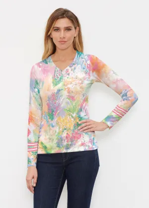 Cool Desert Vibes (17232) ~ Butterknit Long Sleeve V-Neck Top