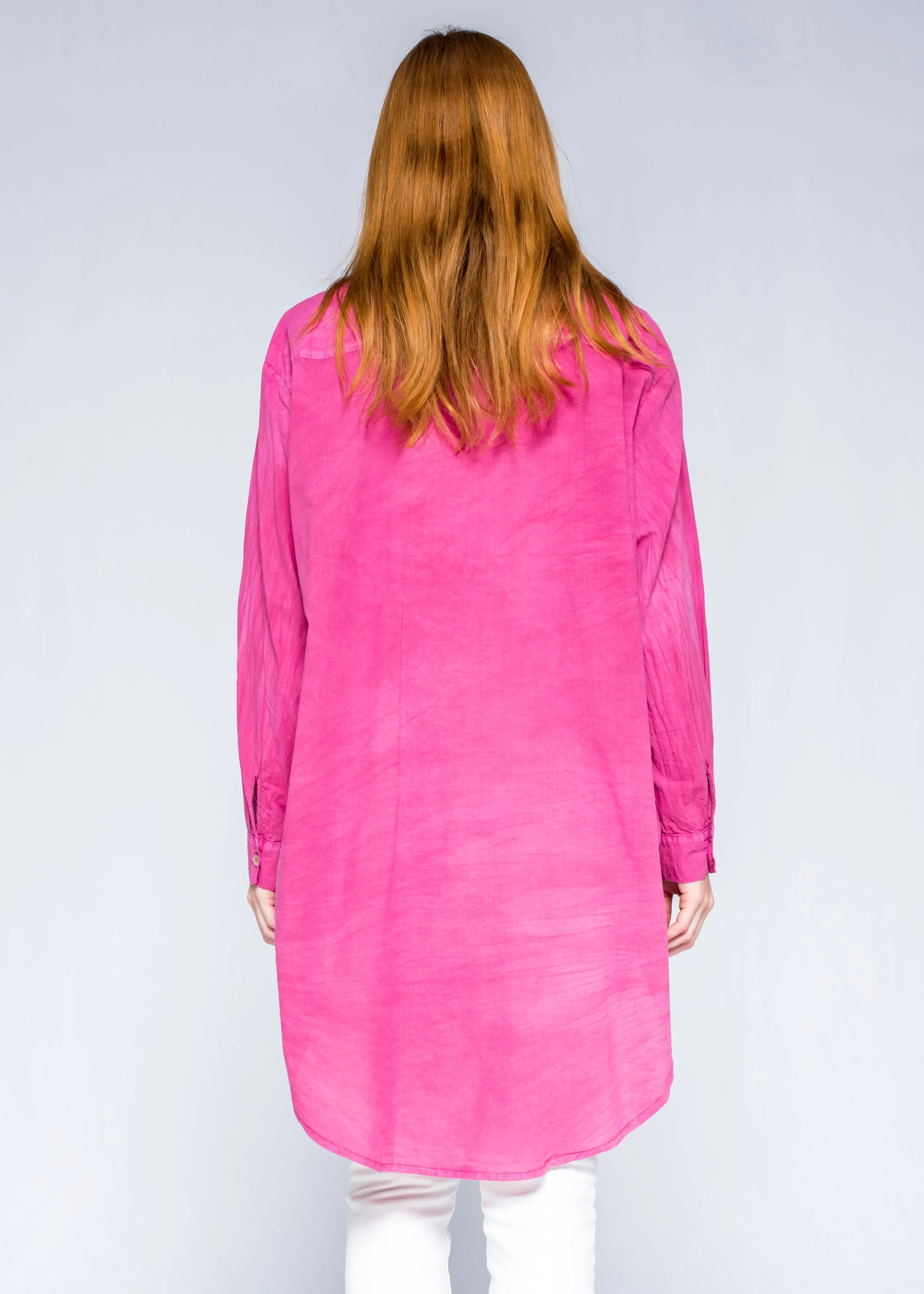 Cotton Poplin Duster Shirt L/S