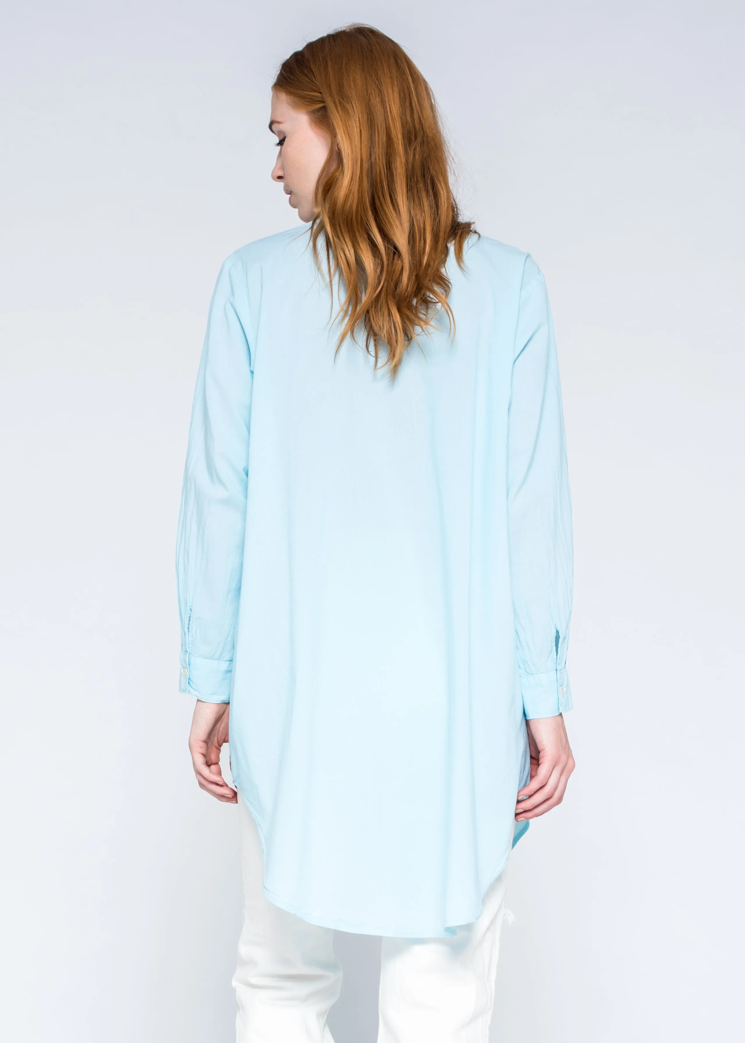 Cotton Poplin Duster Shirt L/S