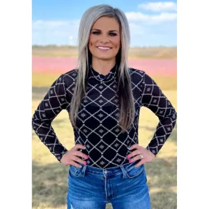 Country Nights Mesh Top