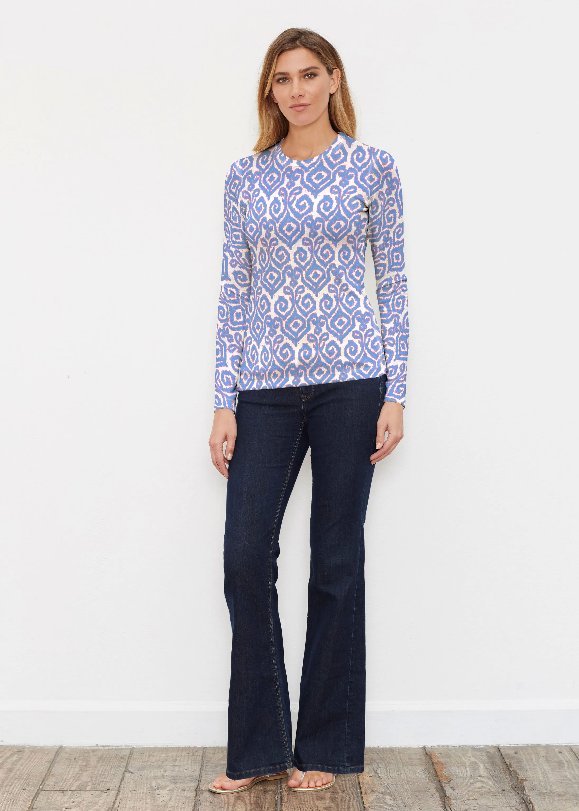 Crayola Royal (8023) ~ Butterknit Long Sleeve Crew Top
