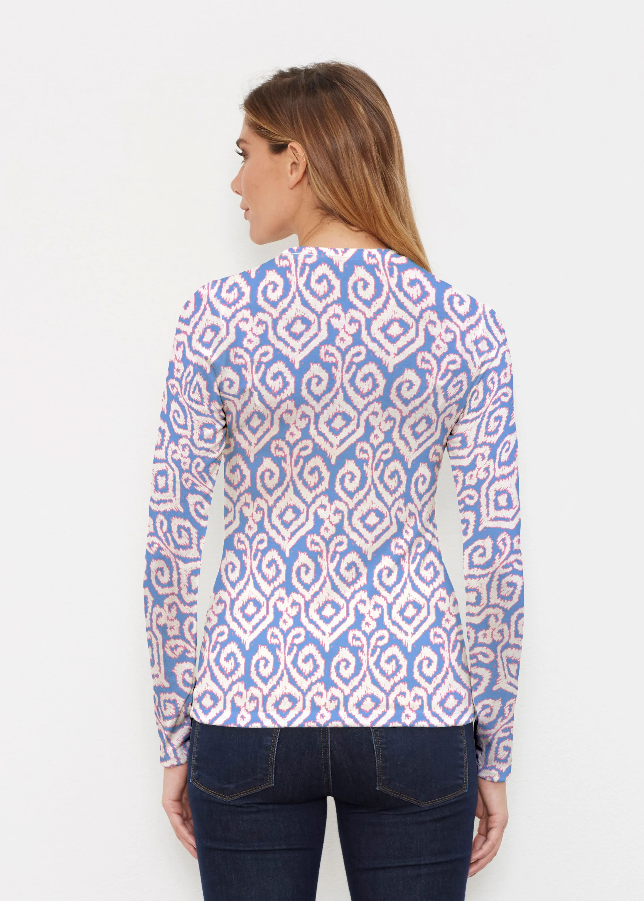 Crayola Royal (8023) ~ Butterknit Long Sleeve Crew Top