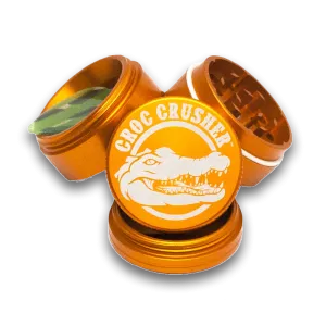 Croc Crusher - 2 Inch Herb Grinder (4 pc. Orange)