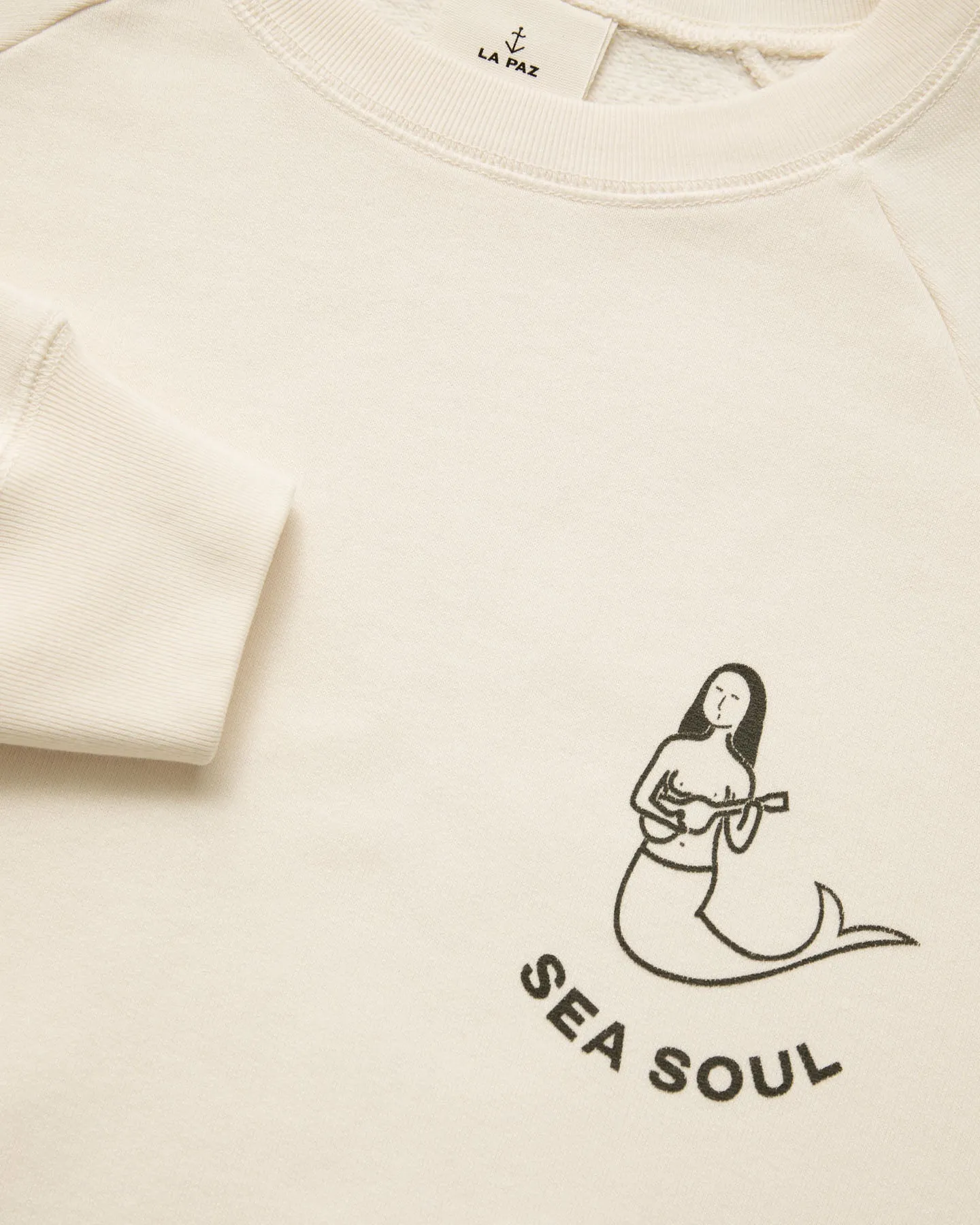 Cunha Sweatshirt in Mermaid Ecru