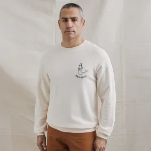 Cunha Sweatshirt in Mermaid Ecru