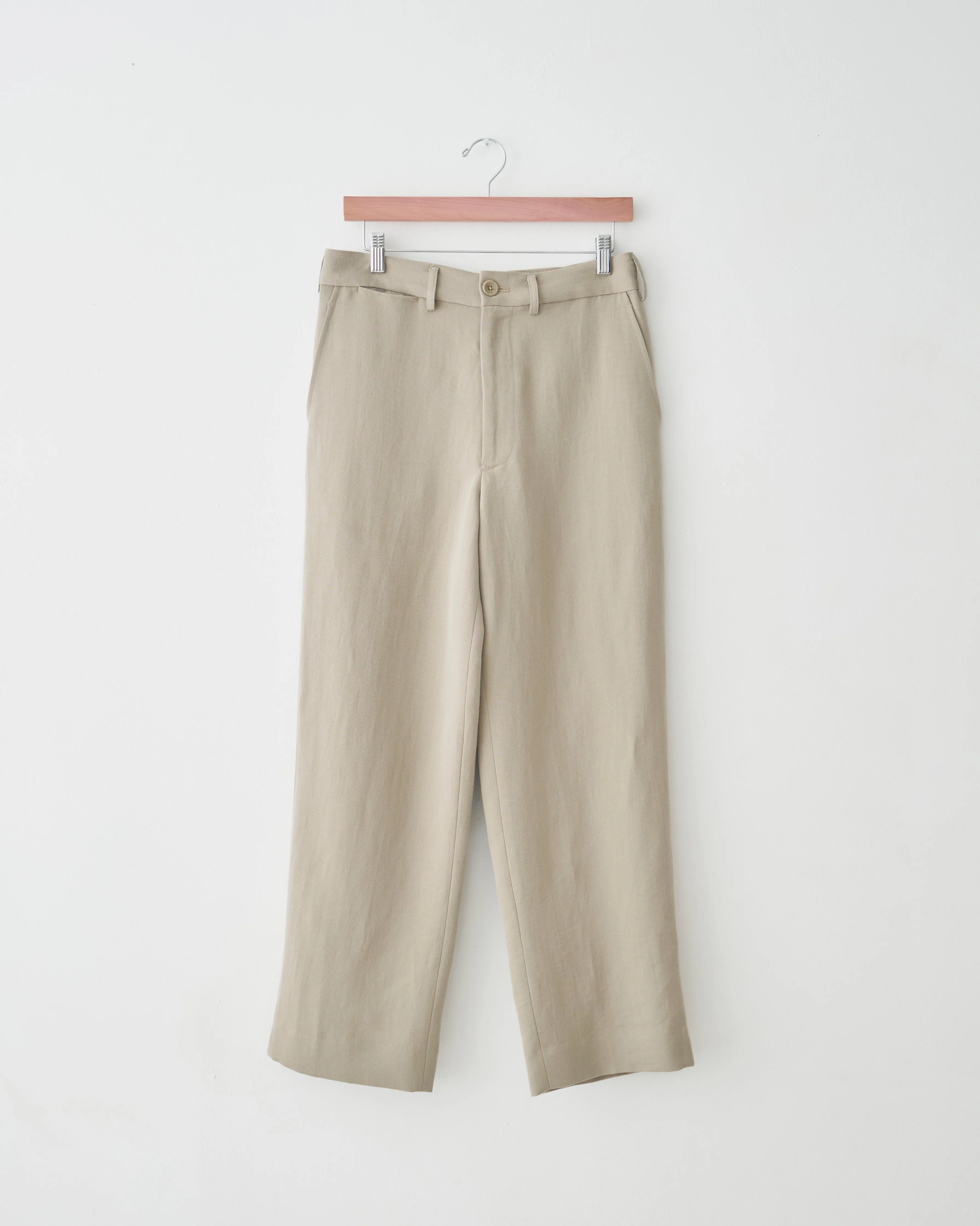 Curve Seam Trousers, Sage Green