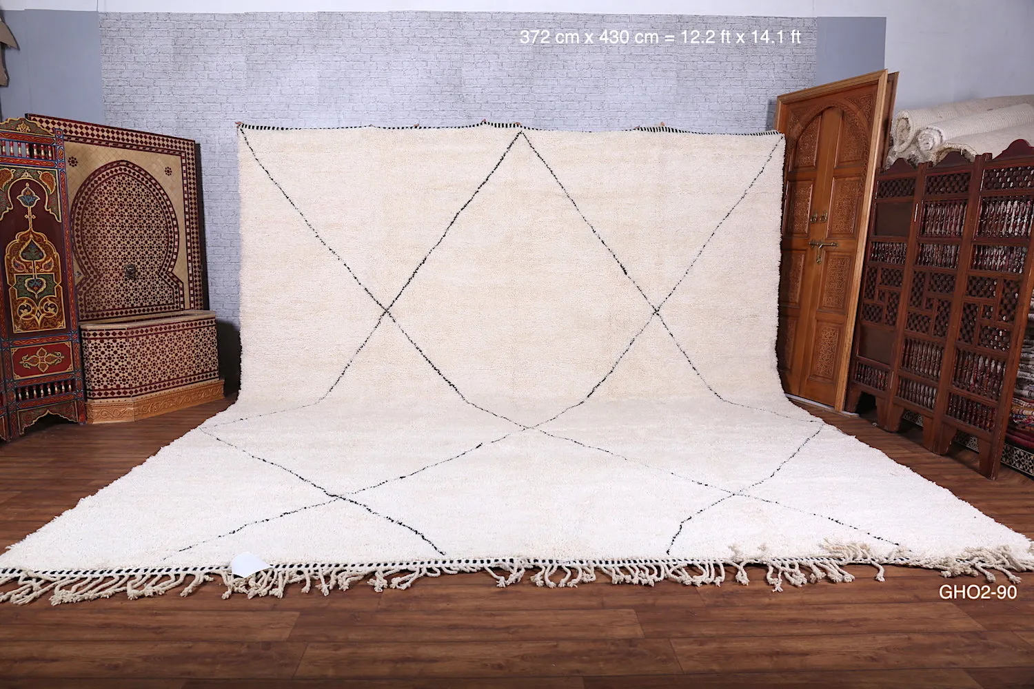 Custom Berber rug - Moroccan handmade Beniourain rug