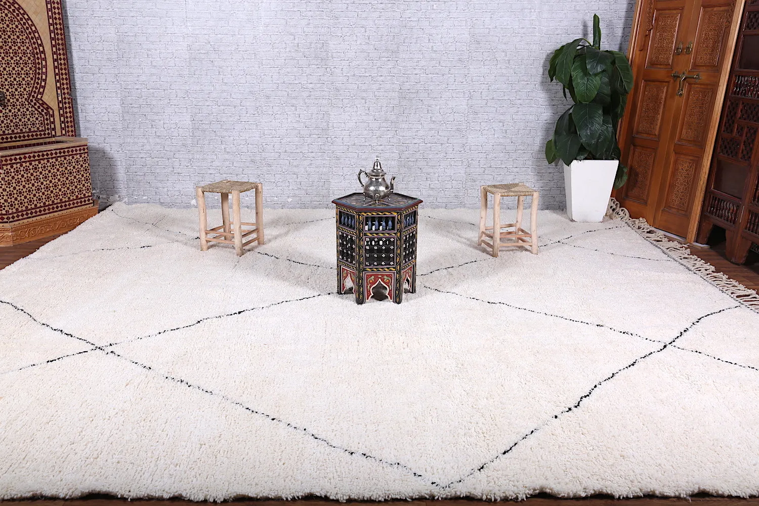 Custom Berber rug - Moroccan handmade Beniourain rug