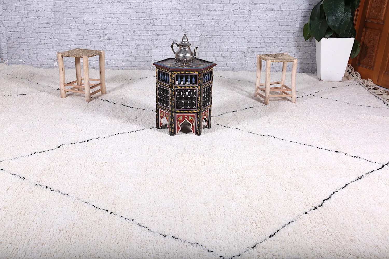 Custom Berber rug - Moroccan handmade Beniourain rug