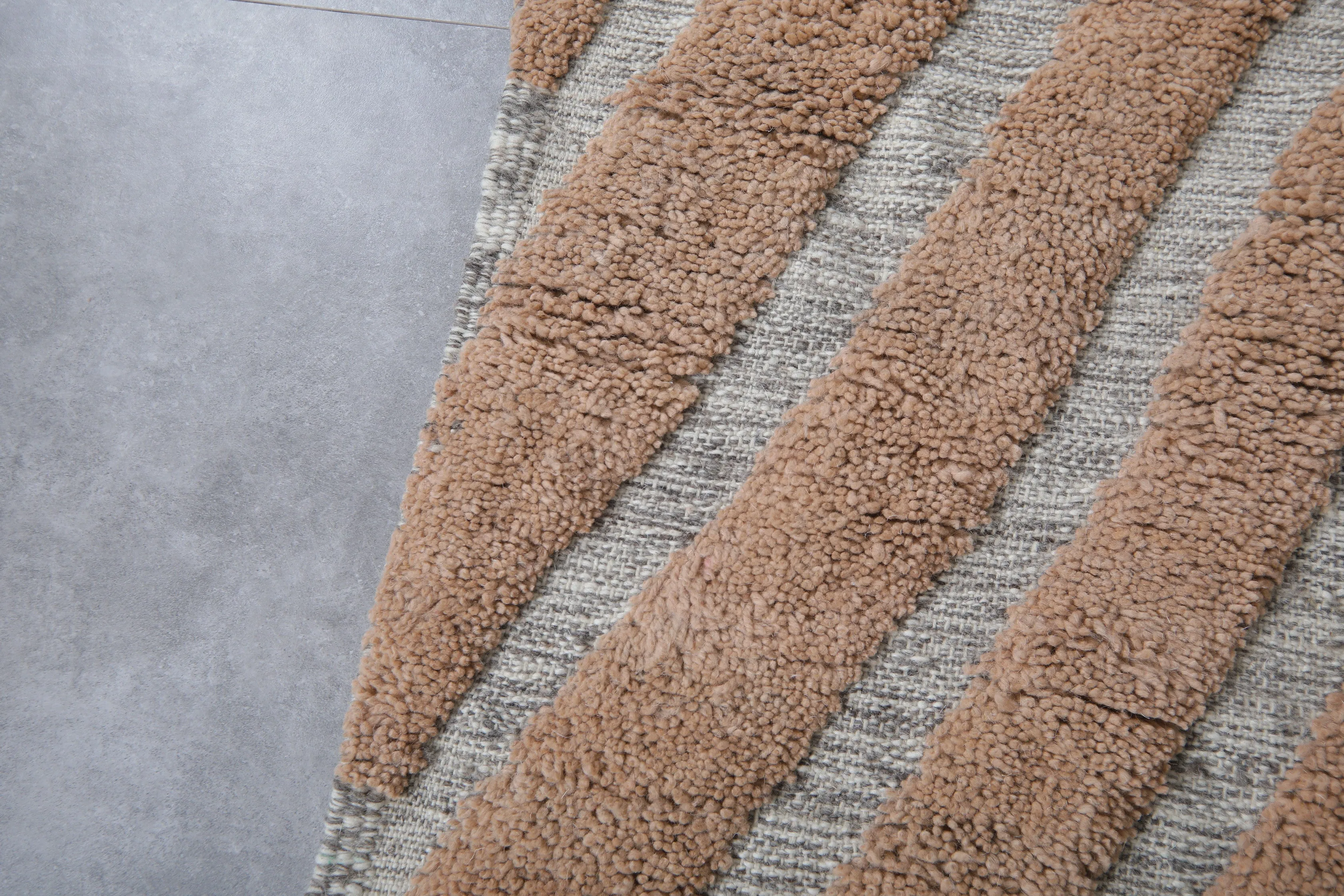 Custom Berber rug Peach - Handmade Beni ourain rug - Morocco rug