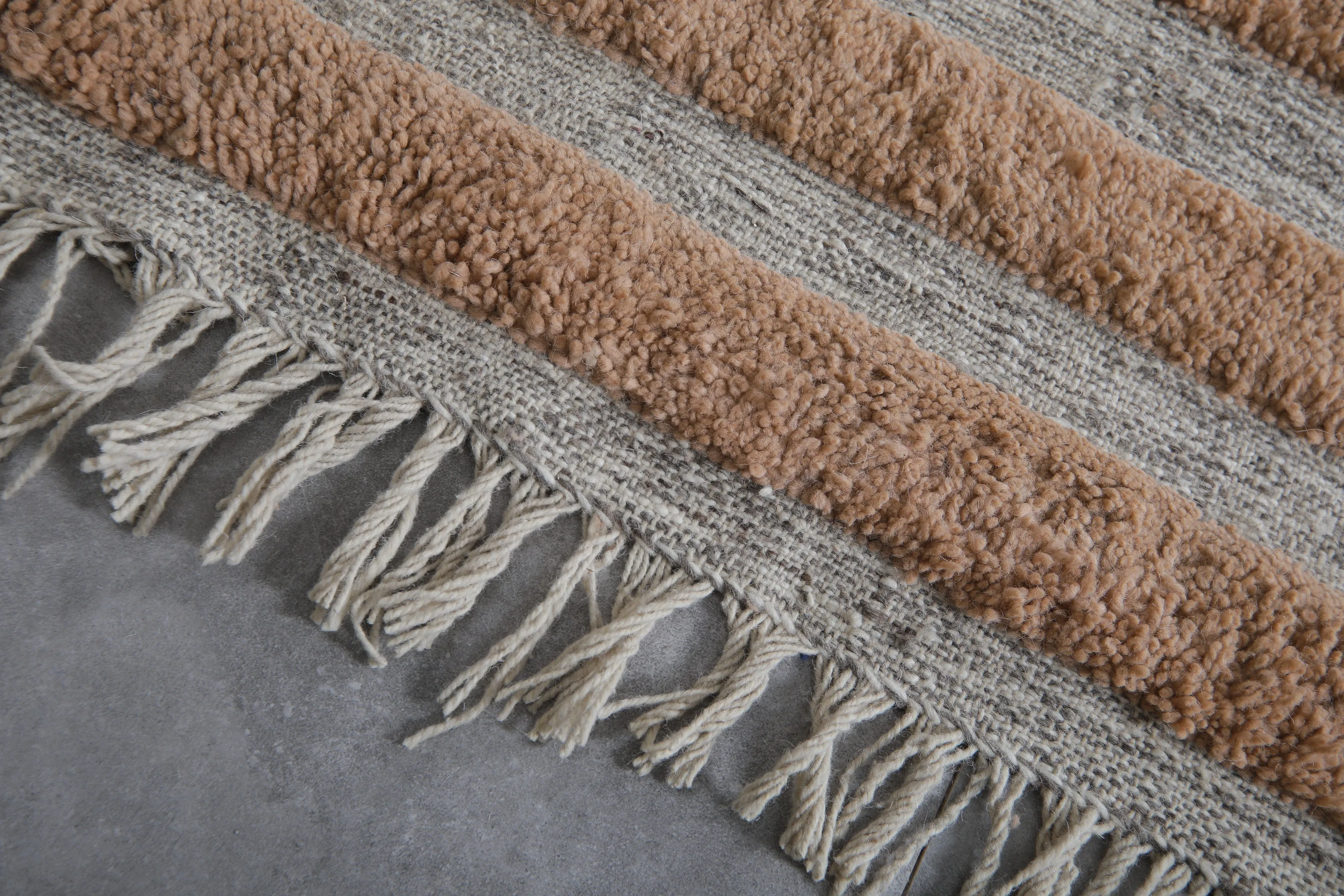 Custom Berber rug Peach - Handmade Beni ourain rug - Morocco rug