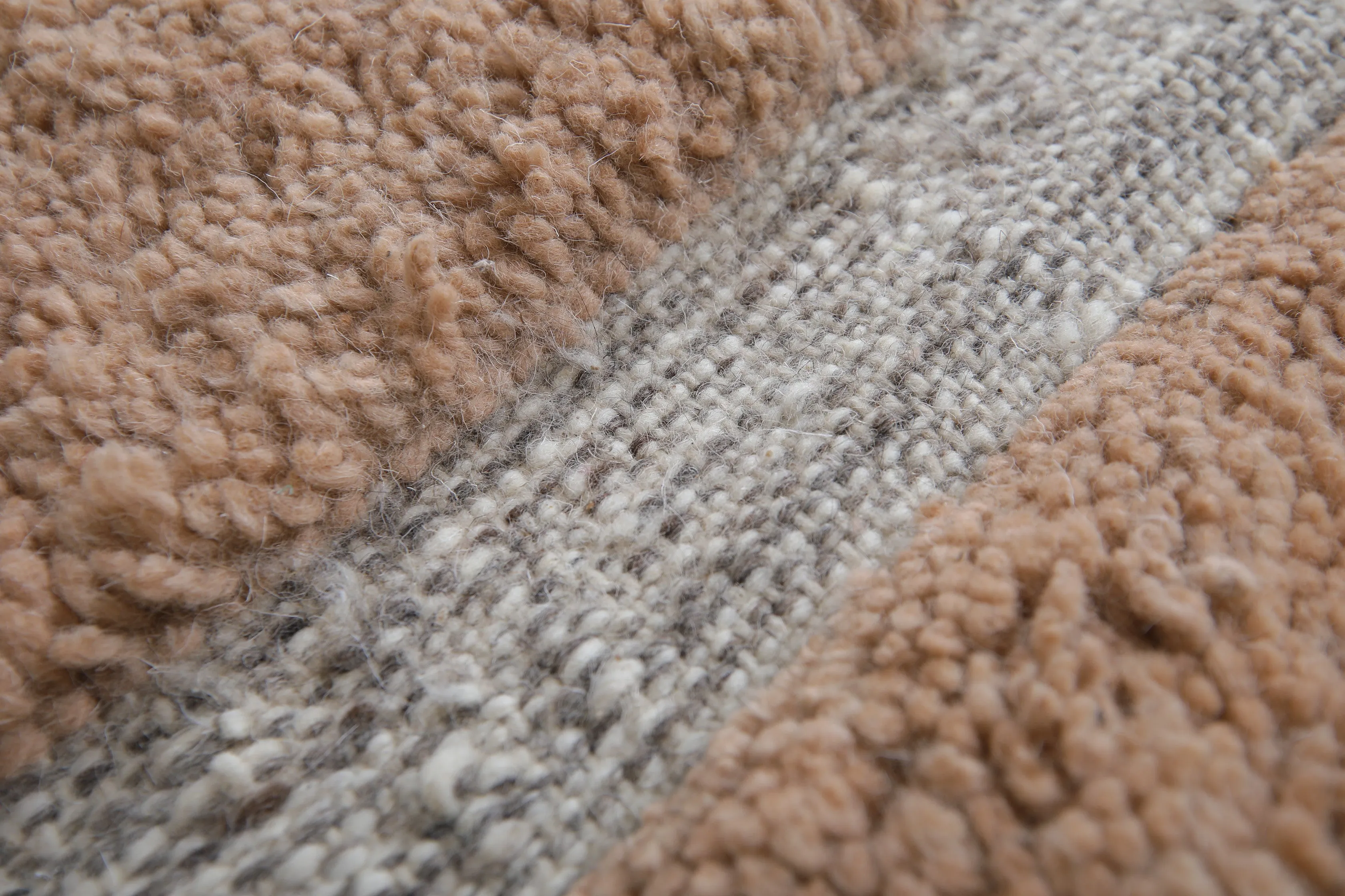 Custom Berber rug Peach - Handmade Beni ourain rug - Morocco rug