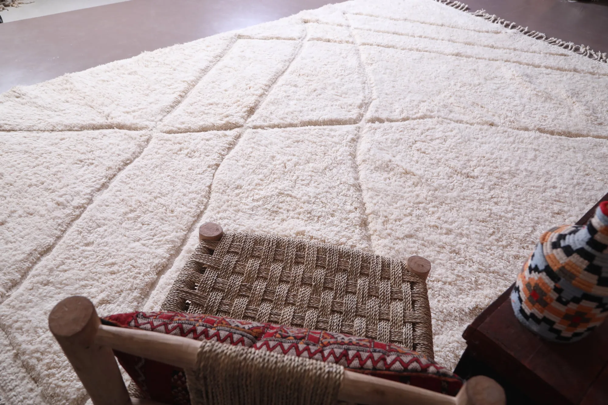 Custom Moroccan rug - beni ourain wool carpet - Wool rug