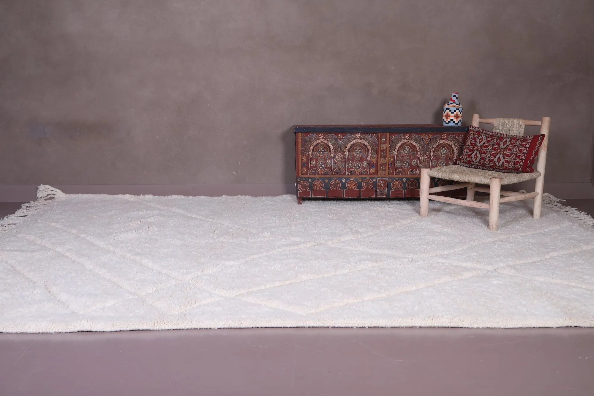 Custom Moroccan rug - beni ourain wool carpet - Wool rug